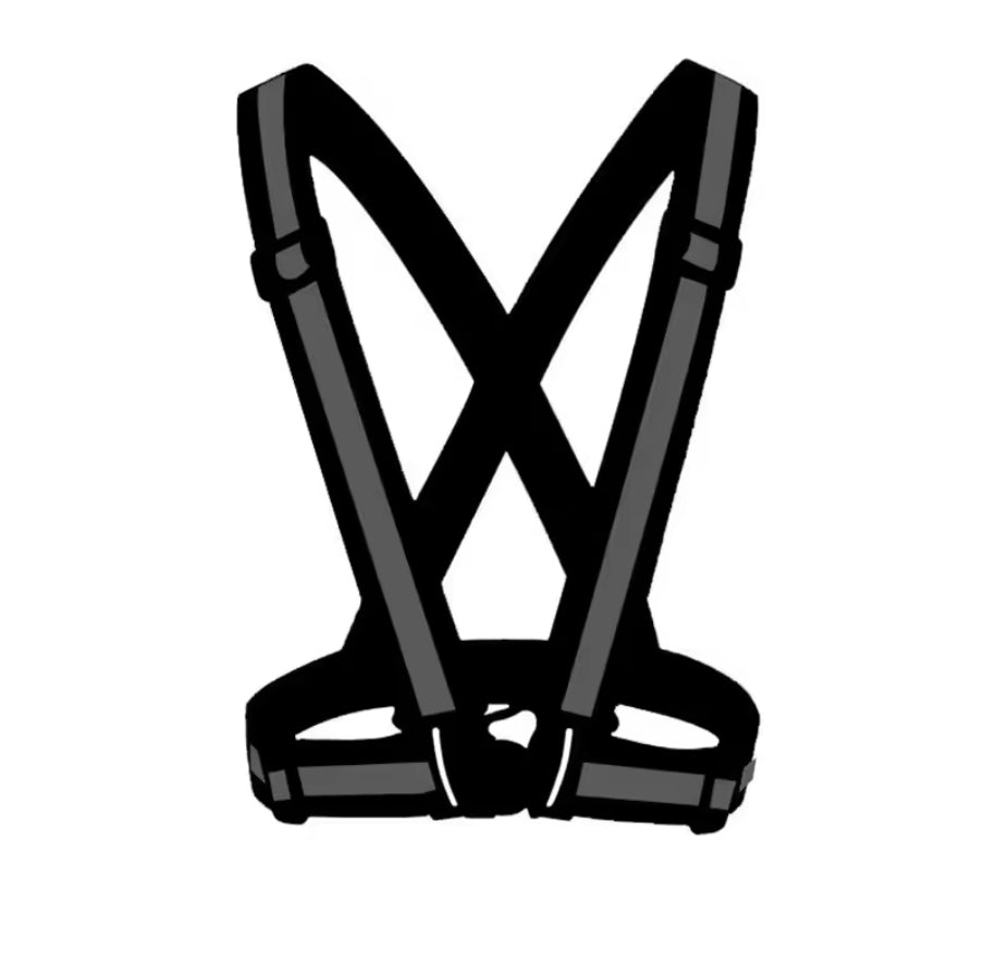 Colour reflective vest belt - unisex