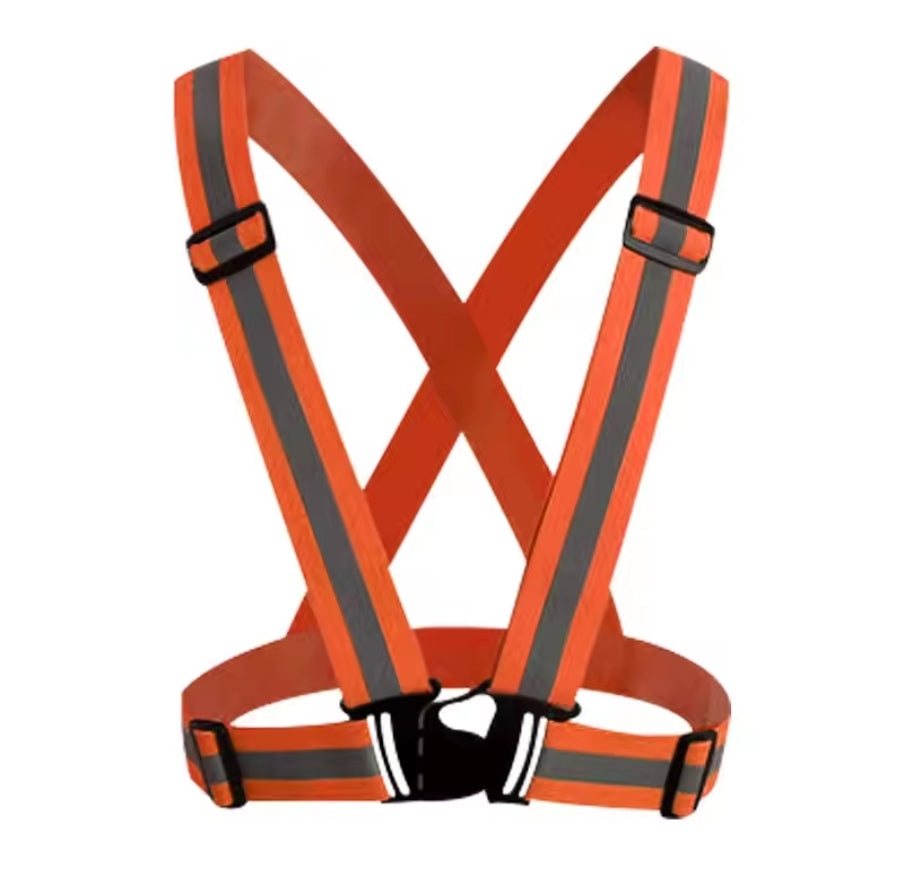 Colour reflective vest belt - unisex
