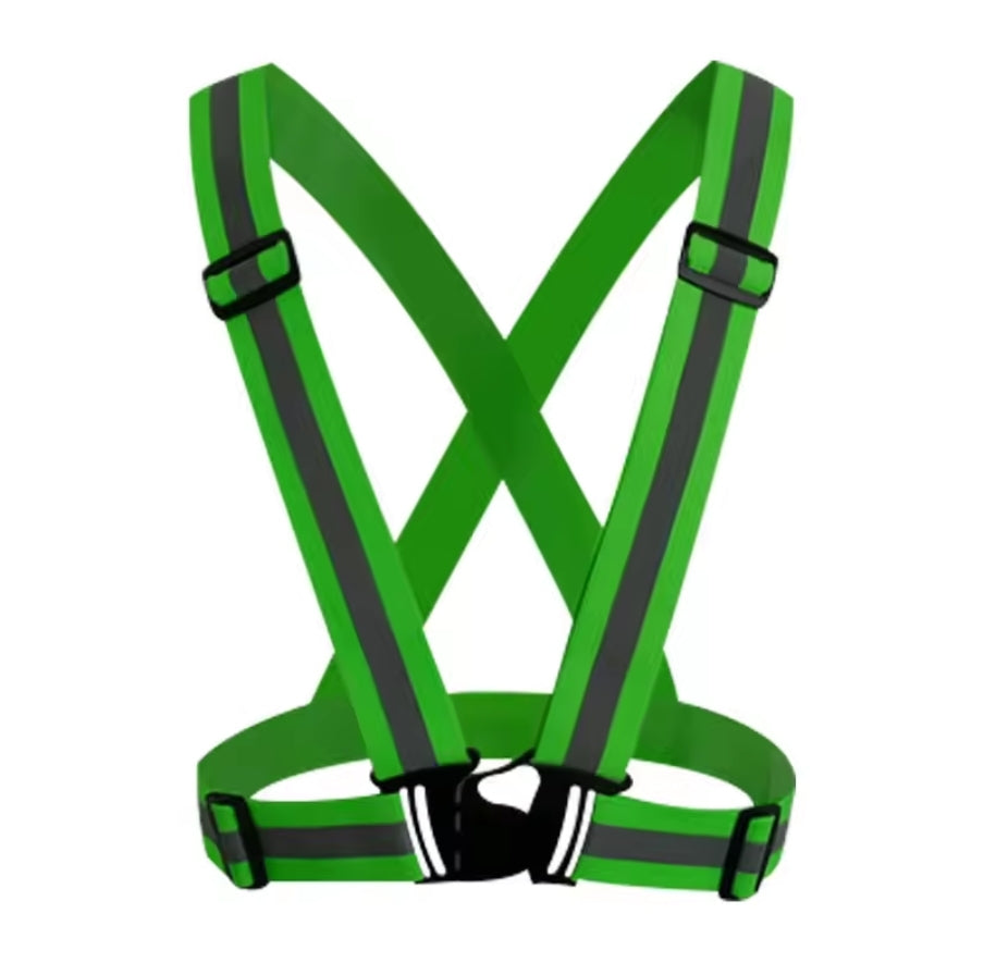 Colour reflective vest belt - unisex