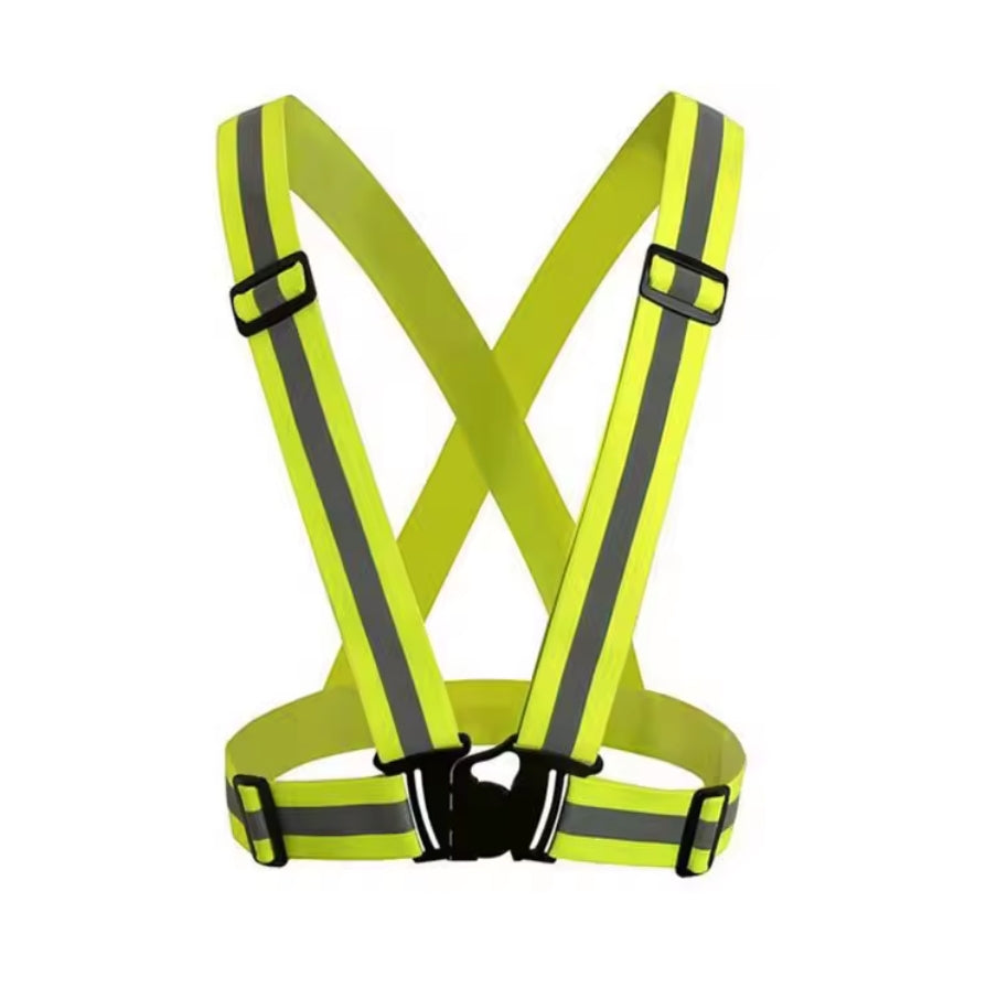 Colour reflective vest belt - unisex