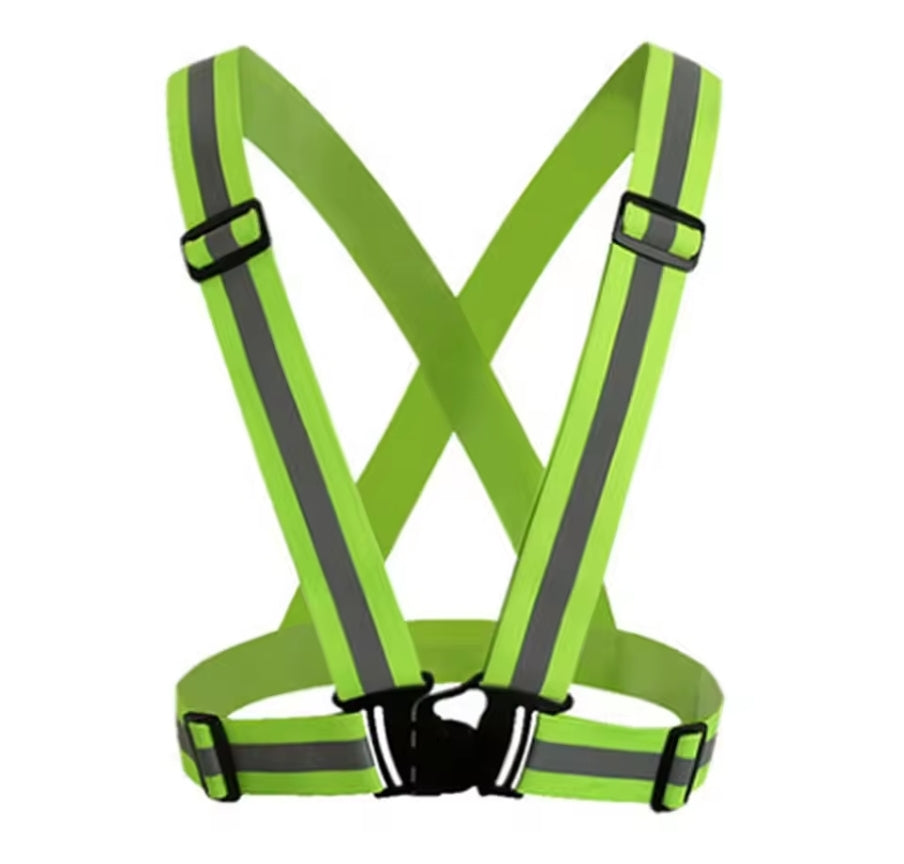 Colour reflective vest belt - unisex
